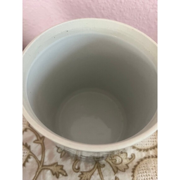 Aux Au Provence Rooster Blk/Wht Ceramic Canister - Picture 5 of 8